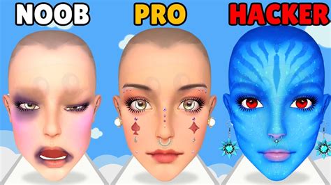 Noob Vs Pro Vs Hacker In Makeup Battle Youtube