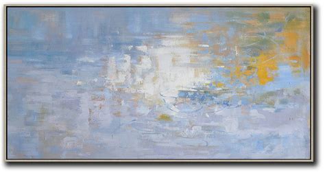 Extra Large Acrylic Painting On Canvaspanoramic Abstract Landscape