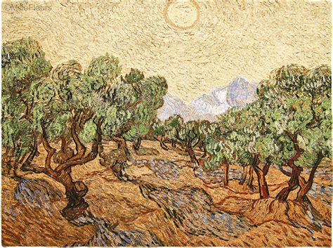 Olive Trees Van Gogh Vincent Van Gogh Wall Tapestries Mille