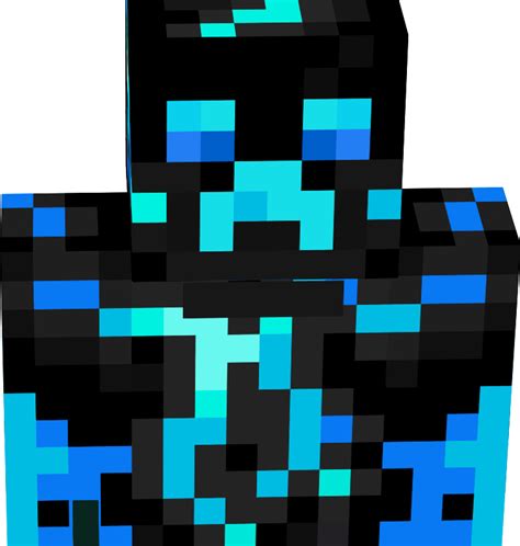 Minecraft Blue Creeper