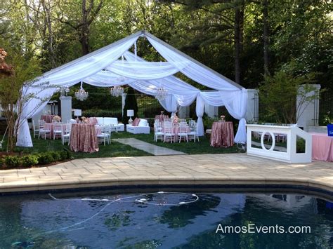 Romantic Meets Bling In This Poolside Wedding Reception Amosevents