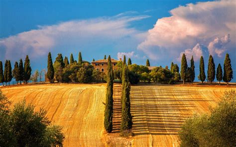 Free Download Tuscany House Approach 1920 X 1200 Locality Photography