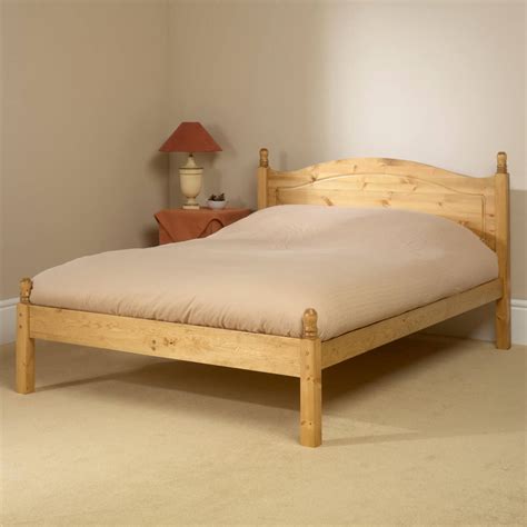 Monarch Low Footend Wooden Bed Frame Bedknobs