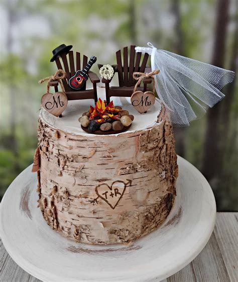 Country Themed Wedding Cake Toppers Img Twig