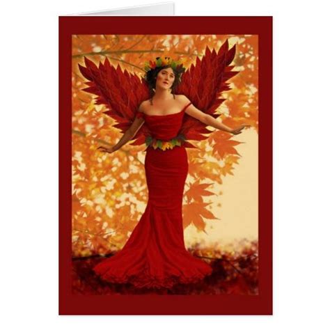 Autumn Goddess Autumn Fairy Postcard Goddess