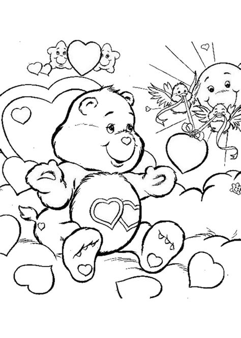 care bears coloring pages  coloring kids