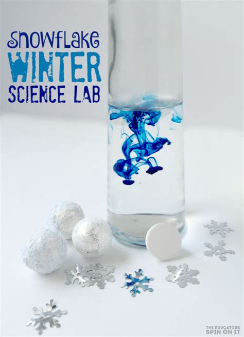 Snowflake Lab A Winter Science Challenge For Kids