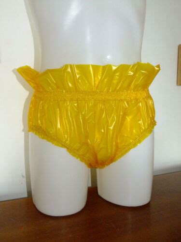 abdl pvc knickers full briefs clear plastic panties sissy underwear see thru ebay