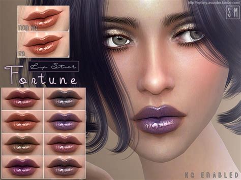 The Sims Resource Fortune Metallic Lip Gloss By Screaming Mustard