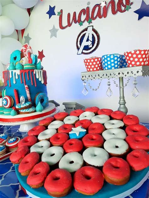 Captain America Birthday Party Ideas Photo 2 Of 8 Captain America