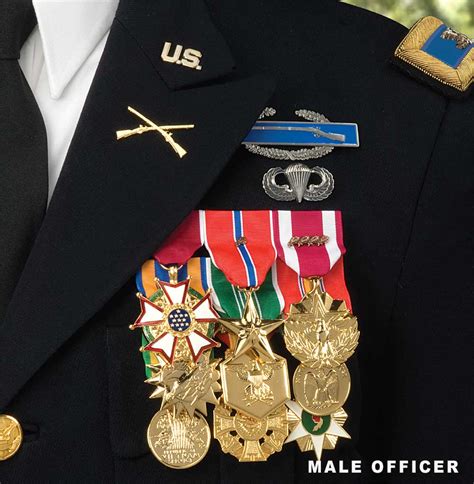 Army Dress Blues Medal And Ribbon Placement Medals Of America