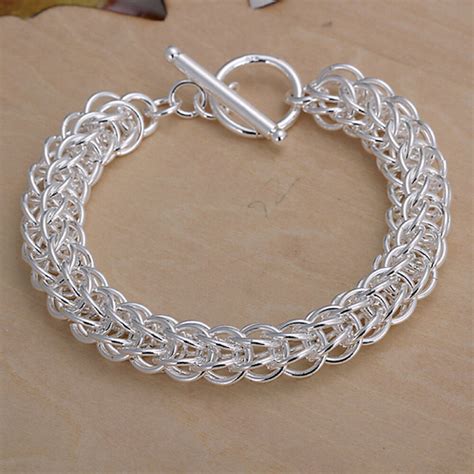 This product is discontinued and no longer available. Women's Unisex 925 Sterling Silver Bracelet 8" L56 | eBay