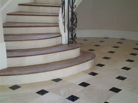 Staircase Marble Riser Floor 3 Shelton Tile