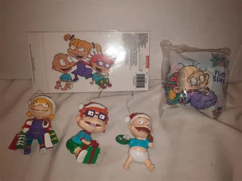 Nickelodeon Rugrats Holiday Ornaments Tommy Chuckie Angelica 2003