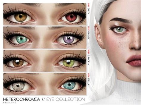 Heterochromia Eye Collection By Praline Sims For The Sims 4