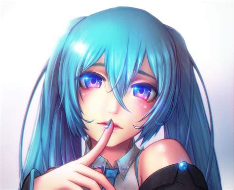 1135954 anime artwork blue black hair vocaloid hatsune miku screenshot mangaka mocah