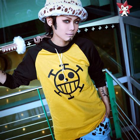 Spring, summer, autumn name of fabric: One Piece Trafalgar Law Long-Sleeve Hoodie Outfit Costume ...