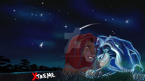 The Lion King Simba And Spirit Of The Mufasa By Diego32tiger On