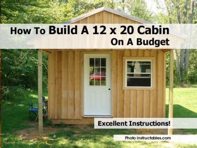 The article will cover the tools and safety equipment you need, as well as a step by step guide on how to prepare and build a log cabin. How To Build A 12 x 20 Cabin On A Budget