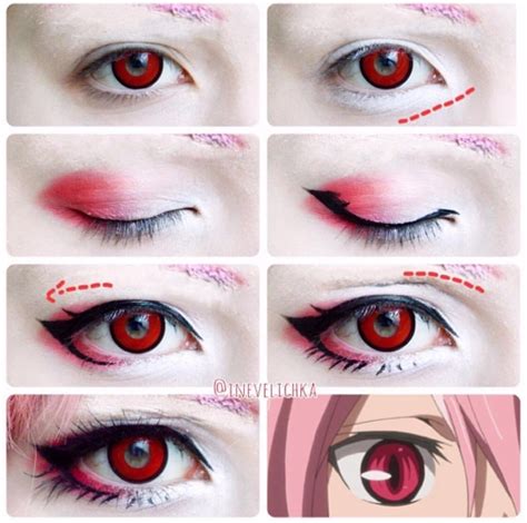 Pin By кренд On Глаза Anime Cosplay Makeup Anime Eye Makeup Cosplay