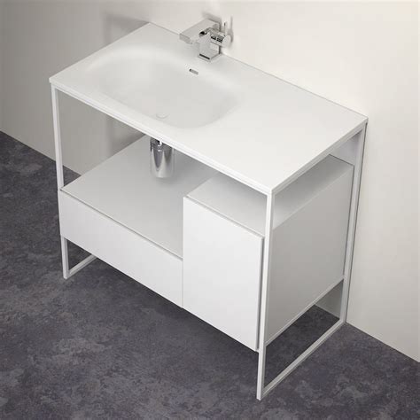 Modern and luxurious, our handcrafted bathroom vanity units are available in an array of signature lusso finishes, all of which make stylish. Lusso Stone Luxe 900 Matte White Framed Freestanding ...
