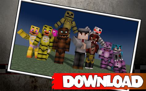 Cool Fnaf Skins For Minecraft 2 Apk Download Android Entertainment Apps