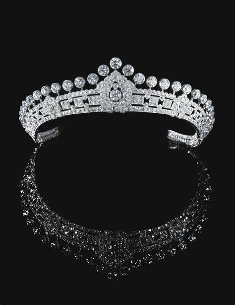 Diamond Tiara Cartier 1930s Lot Royal Jewelry Royal Jewels