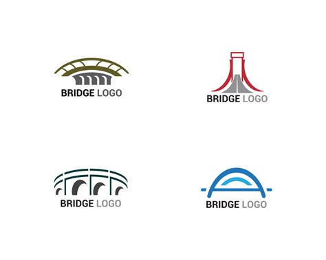 Bridge Logo And Symbol Vector Template Building 626302 Vector Art At