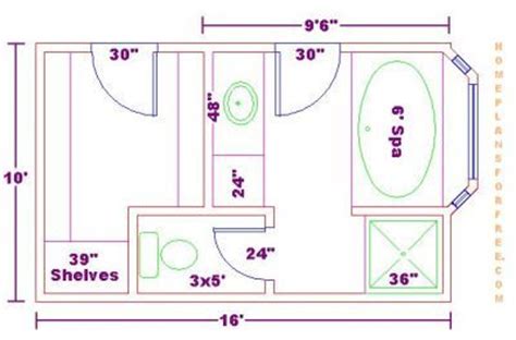 Looking for small bathroom ideas? Master+Bath+Floor+Plans+with+Dimensions | ... Bathroom Design 10x16 Size/Free 10x16 Master ...