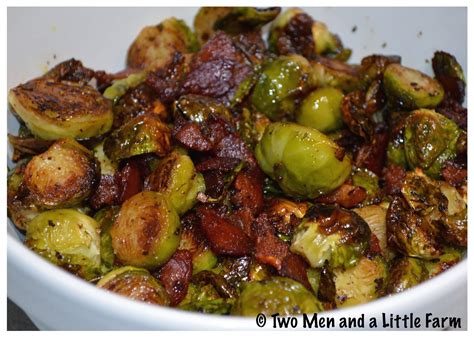 Please read my disclosure policy. Two Men and a Little Farm: OVEN ROASTED BRUSSELS SPROUTS ...