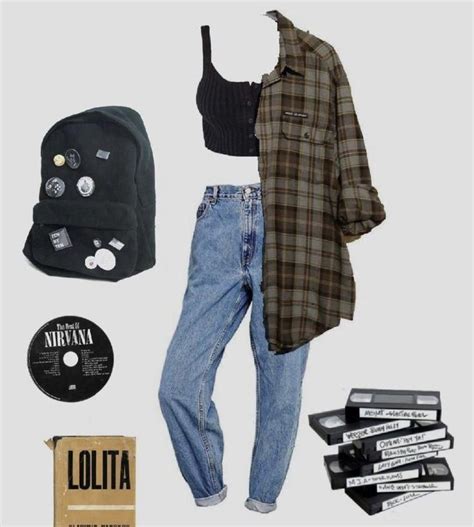 Trendy 90s Grunge Fashion Outfit Inspo Retro Outfits Cool Outfits