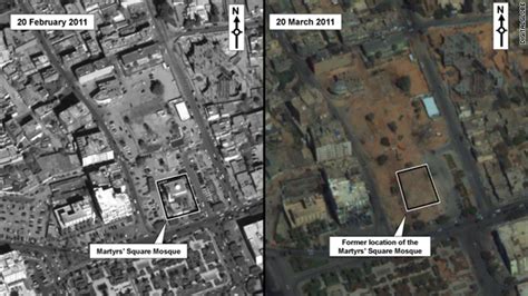 Satellite Images Appear To Show Destruction Of Libya Mosque