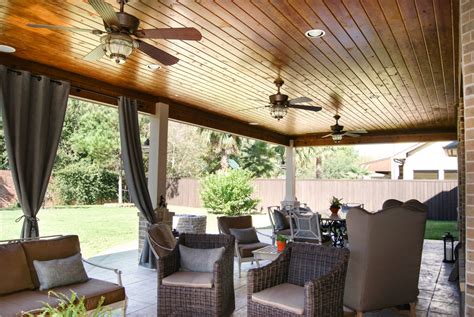 Patio Cover Outdoor Kitchen And Fire Pit Royal Oaks