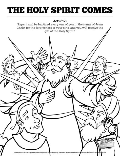Search through 623,989 free printable colorings at getcolorings. Acts 2 The Holy Spirit Comes Sunday School Coloring Pages ...