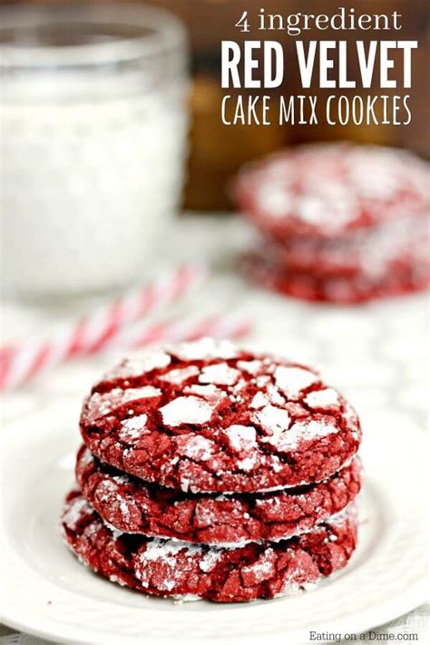 Red Velvet Cookies Recipe Easy Red Velvet Cake Mix Cookies