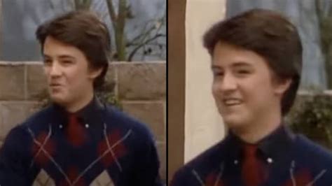 Matthew Perry Fans Think He Was Friends Chandler Even As A Child Actor