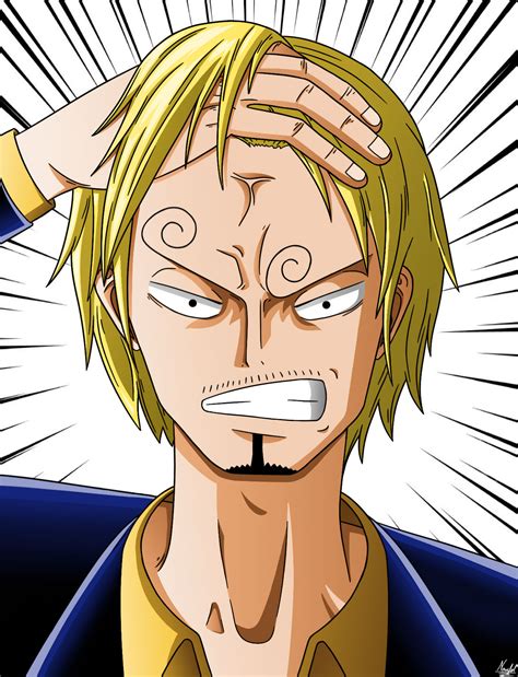 Sanji With His Two Eyes Visible By Nawfelz On Deviantart