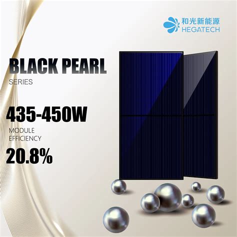 Hegatech Solar Panel 435w 440w 445w 450w Full Black Photovoltaic Solar Panel Module China