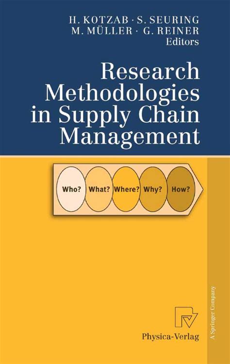 Pdf Research Methodologies In Supply Chain Management Seyha L