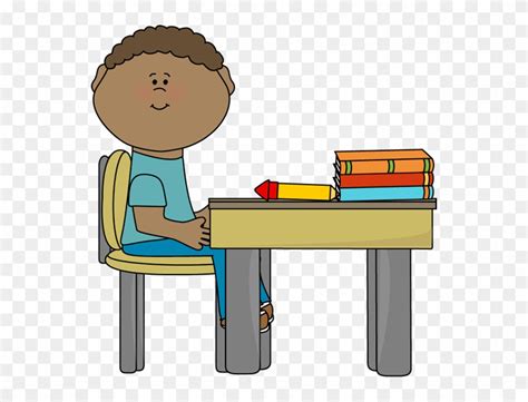 Boy At School Desk Clipart Best Clipart Best Images And Photos Finder