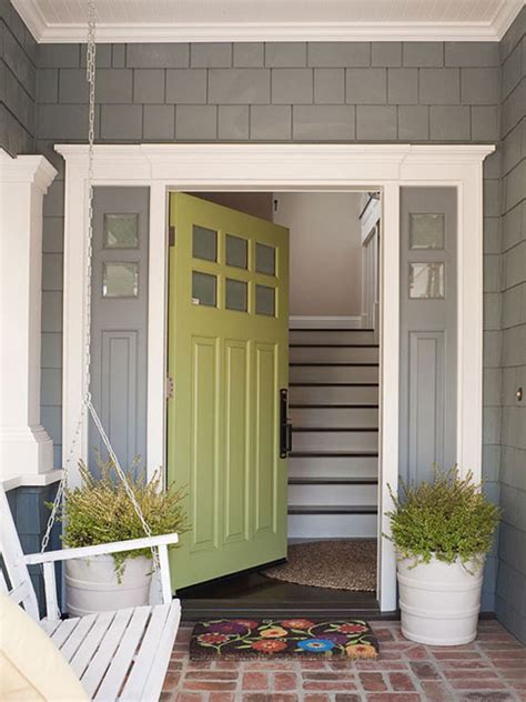 25 Eclectic Front Doors With Pastel Colors Home Design