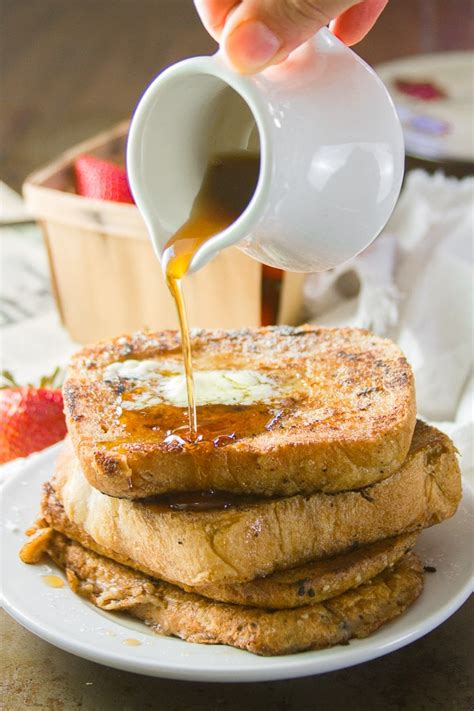 French toast is a dish made of sliced bread soaked in beaten eggs and typically milk, then pan fried. Mother Earth Magazine Classic Vegan French Toast Recipe ...