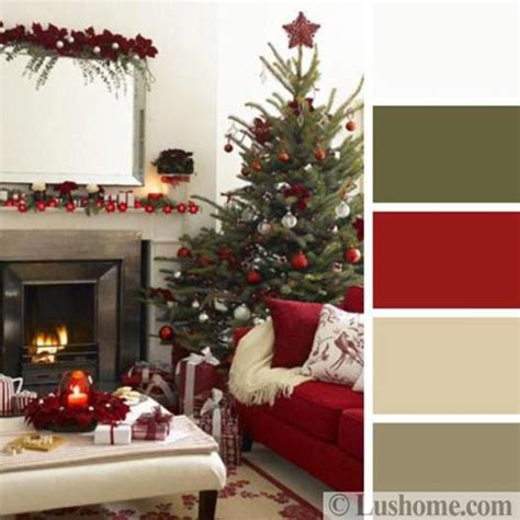 christmas colors  winter holiday decorating color schemes
