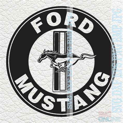 Ford Mustang SVG Dxf Png Clipart Vector Cricut Cut Cutting Cnc Etsy