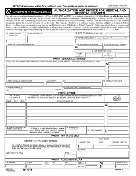 Fillable Va Form 10 10m Medical Certificate Printable Pdf Download Images