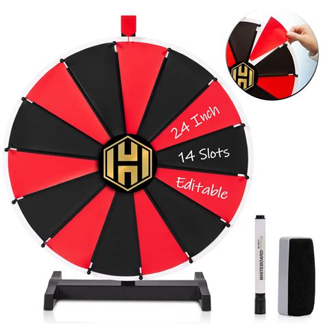 Buy Hooomyai 24 Inch Tabletop Spinning Wheel 14 Slots Insertable