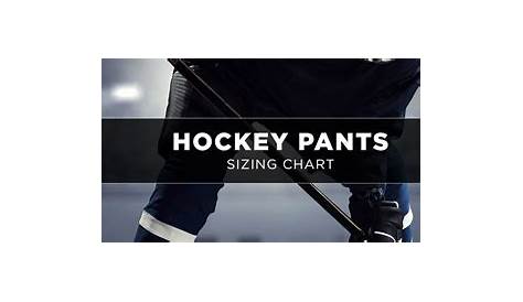 youth hockey pants size chart