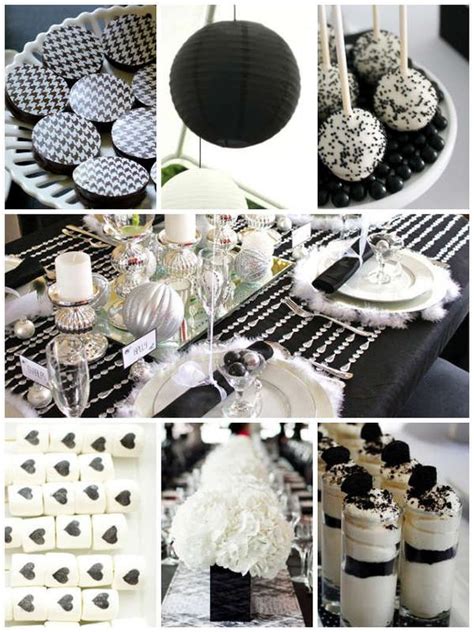 How To Create An Unforgettable Black And White Bridal Shower Oubly Blog Inspiration Boards