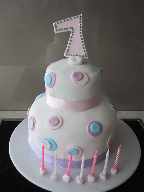 Girls 7th Birthday Cake Ideas
