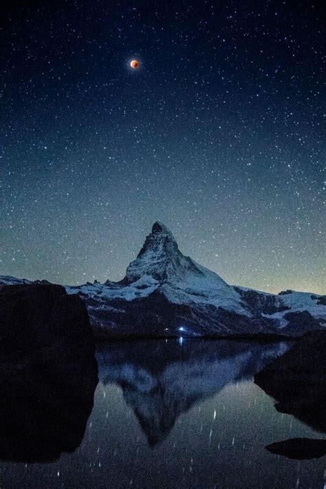 Eternal Matterhorn Matterhorn Night Skies Mountain Wallpaper